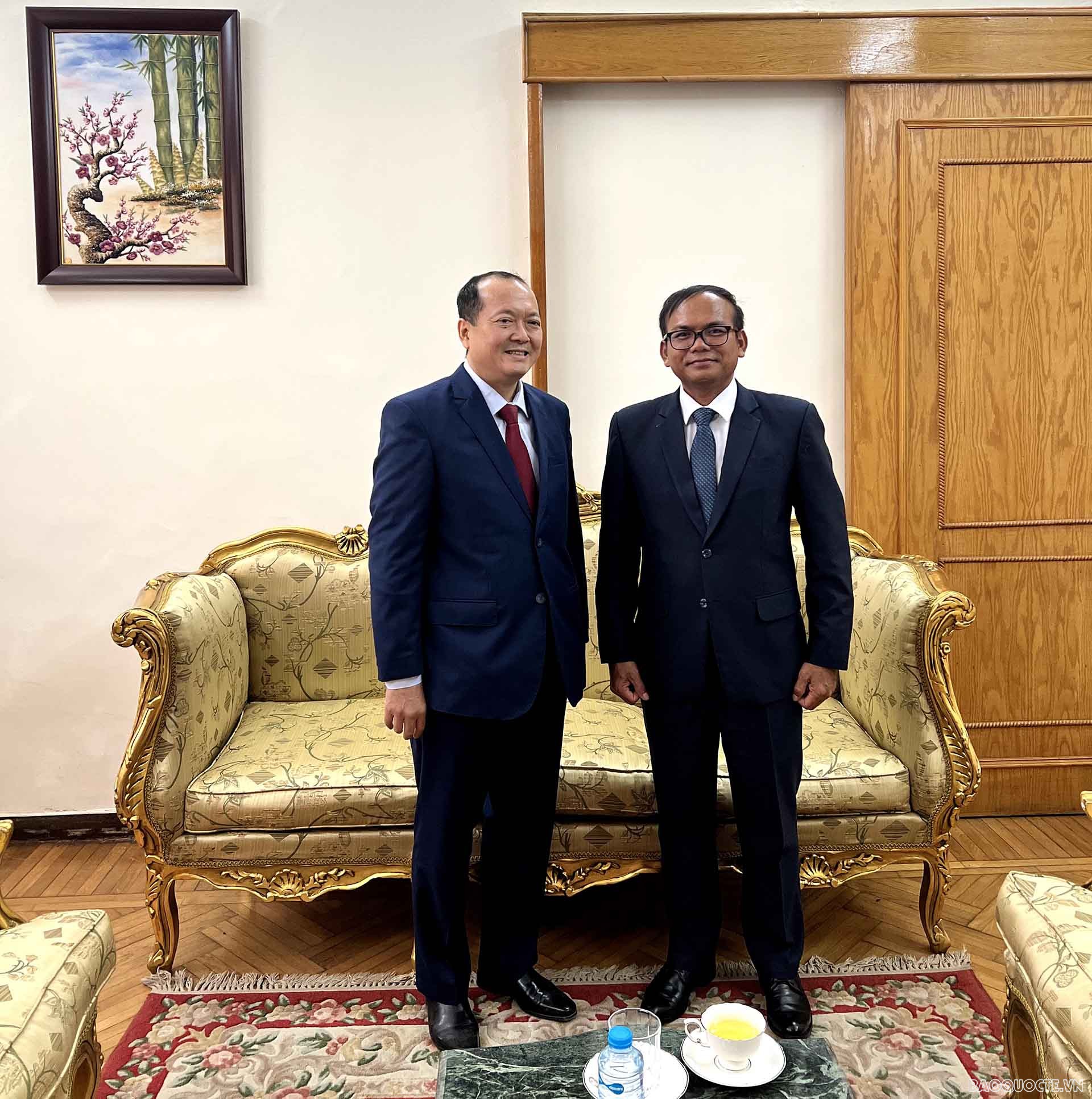 Vietnamese and Cambodian Embassies in Egypt promote cooperation